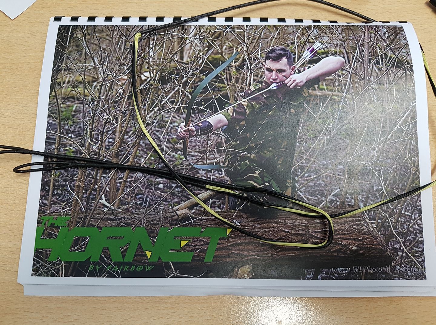 HORNET SPARE STRING, ENDLESS, SERVED LOOPS. 14 STRANDS-string-Fairbow-Dacron-Fairbow