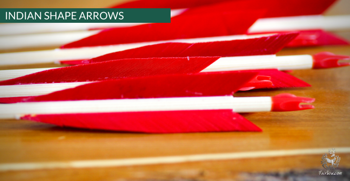 INDIAN ARROW, SET OF 6-Arrow-Fairbow-nr 22 -4.5 inch-Fairbow