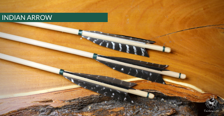 INDIAN ARROW, SET OF 6-Arrow-Fairbow-nr 22 -4.5 inch-Fairbow
