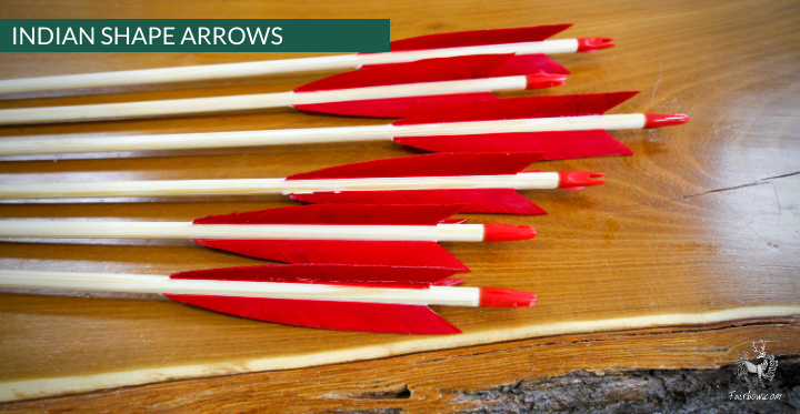 INDIAN ARROW, SET OF 6-Arrow-Fairbow-nr 22 -4.5 inch-Fairbow