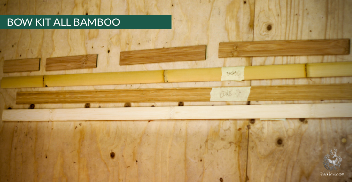 KIT ALL BAMBOO RAW PARTS SET-Bow kit-Fairbow-Fairbow