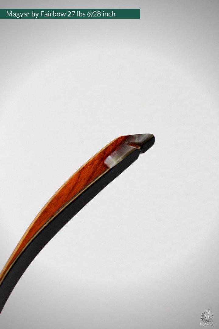 MAGYAR, 27 LBS @ 28 INCH, ROSEWOOD, PADOUK AND SUPERCORE-Bow-Fairbow-Fairbow