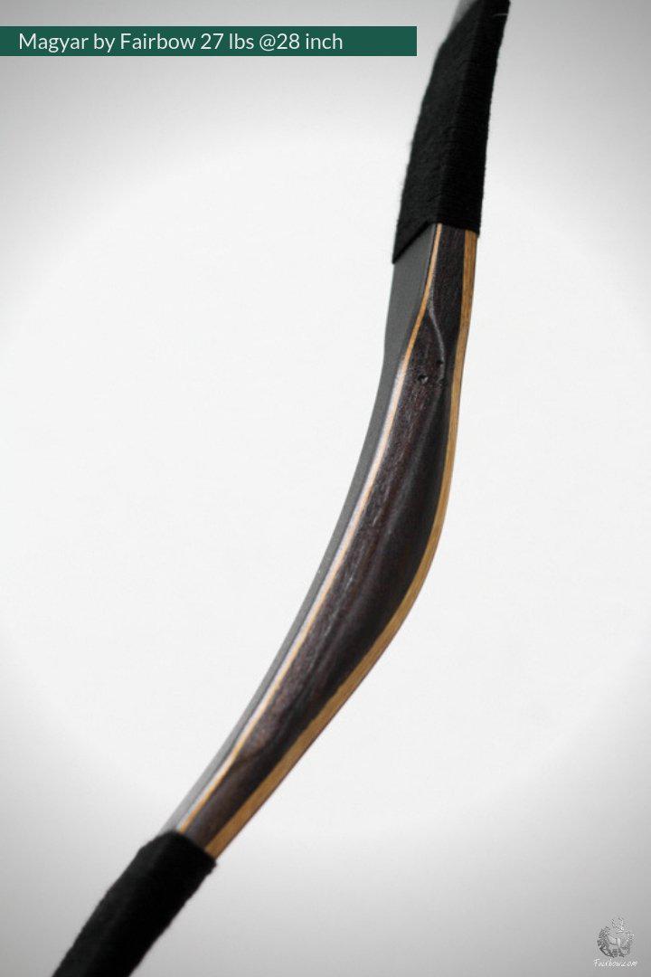 MAGYAR, 27 LBS @ 28 INCH, ROSEWOOD, PADOUK AND SUPERCORE-Bow-Fairbow-Fairbow