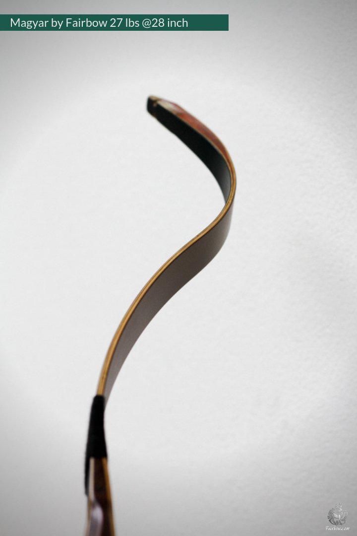 MAGYAR, 27 LBS @ 28 INCH, ROSEWOOD, PADOUK AND SUPERCORE-Bow-Fairbow-Fairbow