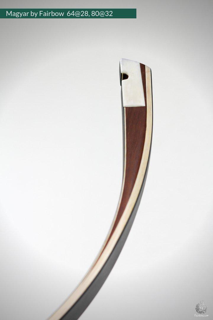 MAGYAR, 64 LBS @ 28 INCH, ROSEWOOD, PADOUK AND SUPERCORE-Bow-Fairbow-Fairbow