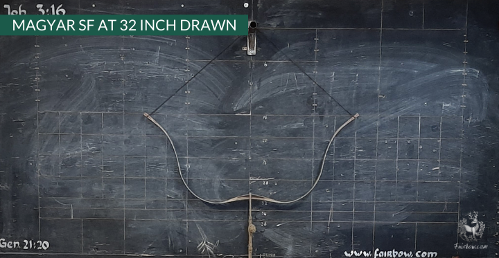 MAGYAR SF, BLACK GLASS AND SUPERCORE, HORSEBOW 16 LBS @ 32 INCH-Bow-Fairbow-Fairbow