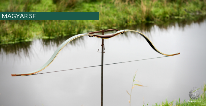 MAGYAR SF, GREEN AND BLACK GLASS AND SUPERCORE, HORSEBOW 70 LBS @ 28 INCH-Bow-Fairbow-Fairbow