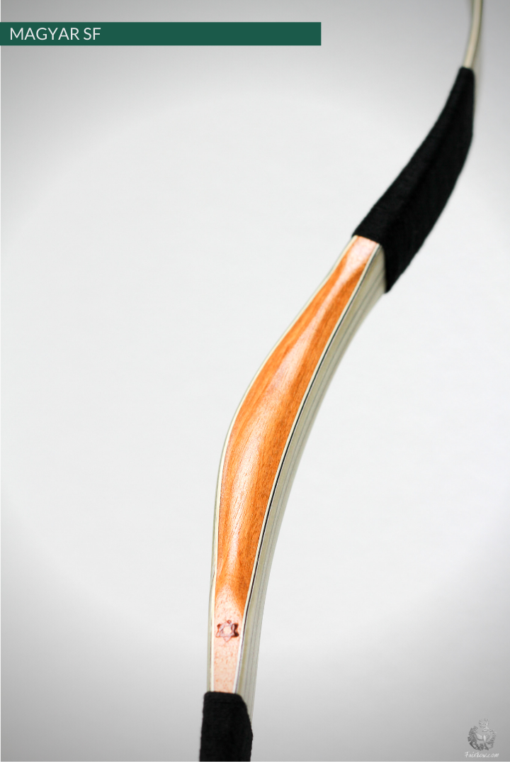 MAGYAR SF, LIMBA, MAPLE CORE VENEER AND SUPERCORE, HORSEBOW 32 LBS @ 28 INCH-Bow-Fairbow-Fairbow