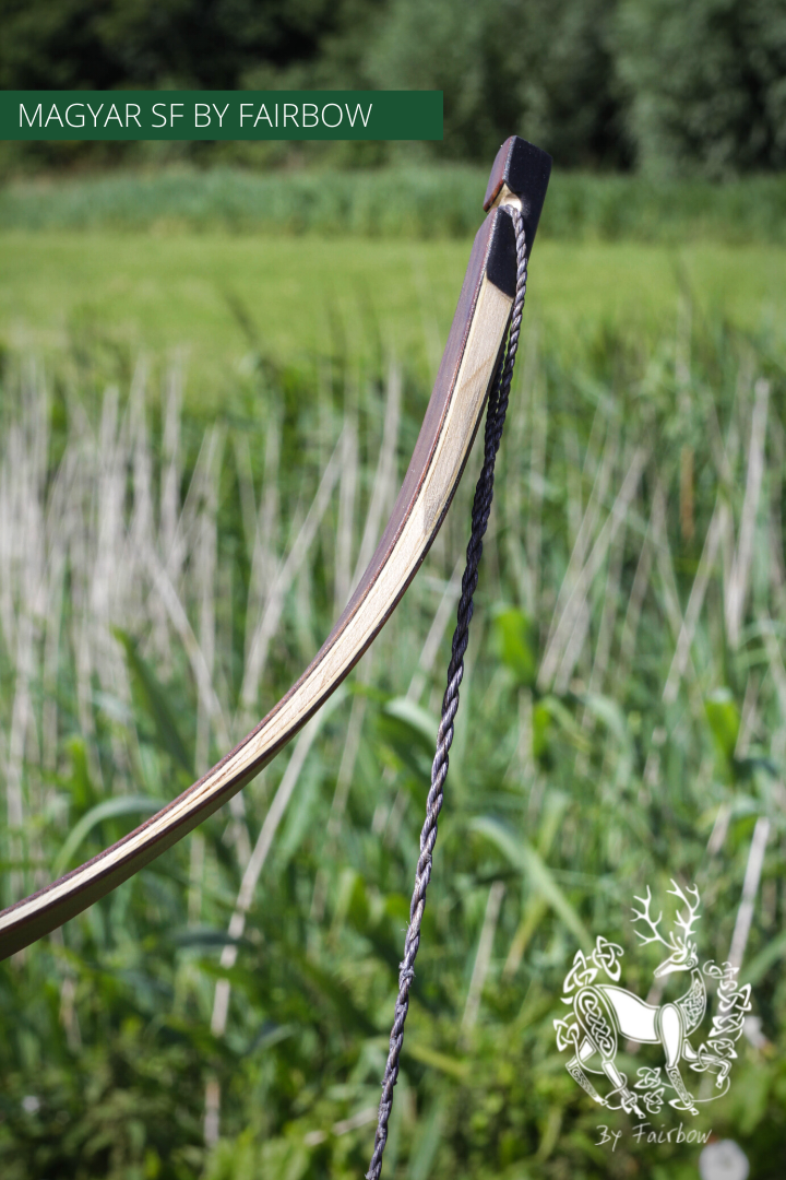 MAGYAR SF, SMOKED PADOUK GLASS AND SUPERCORE, HORSEBOW 32 LBS @ 28 INCH-Bow-Fairbow-Fairbow