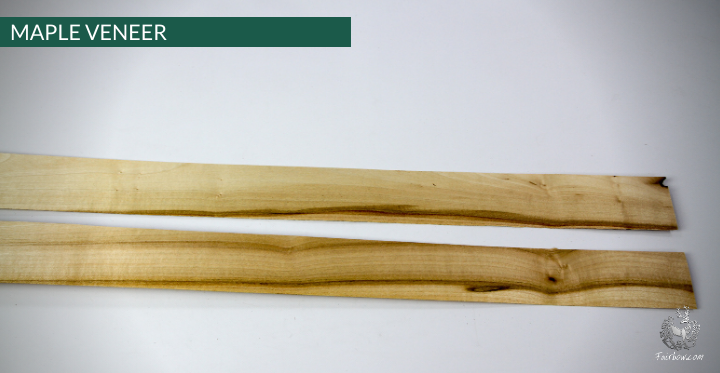 MAPLE VENEER 72 X 2 INCH 2 STRIPS-Tool-Fairbow-Fairbow