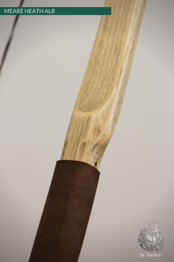 MEARE HEATH BOW, SOLID HICKORY LIGHTLY STAINED 'EXCELLENT'-Bow-Fairbow-37 lb-Fairbow