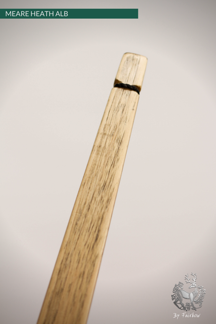 MEARE HEATH BOW, SOLID HICKORY LIGHTLY STAINED 'EXCELLENT'-Bow-Fairbow-37 lb-Fairbow