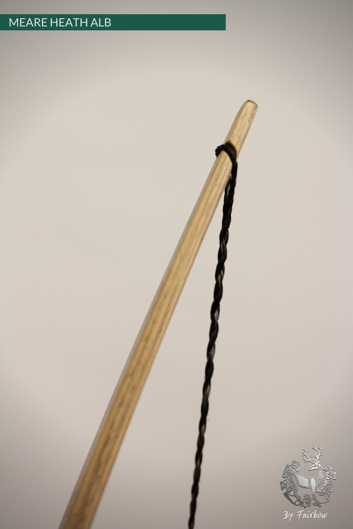 MEARE HEATH BOW, SOLID HICKORY LIGHTLY STAINED 'EXCELLENT'-Bow-Fairbow-37 lb-Fairbow