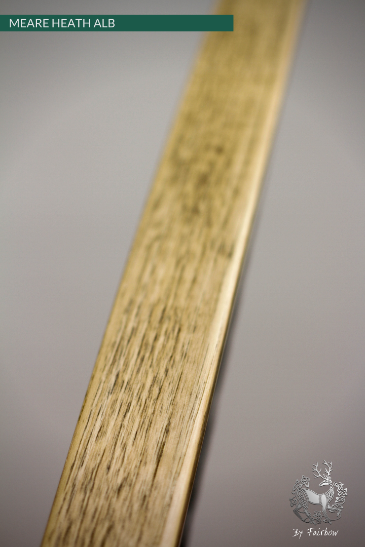 MEARE HEATH BOW, SOLID HICKORY LIGHTLY STAINED 'EXCELLENT'-Bow-Fairbow-37 lb-Fairbow