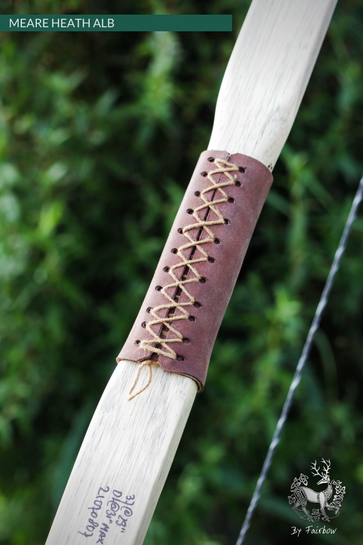 MEARE HEATH BOW, SOLID HICKORY LIGHTLY STAINED 'EXCELLENT'-Bow-Fairbow-37 lb-Fairbow