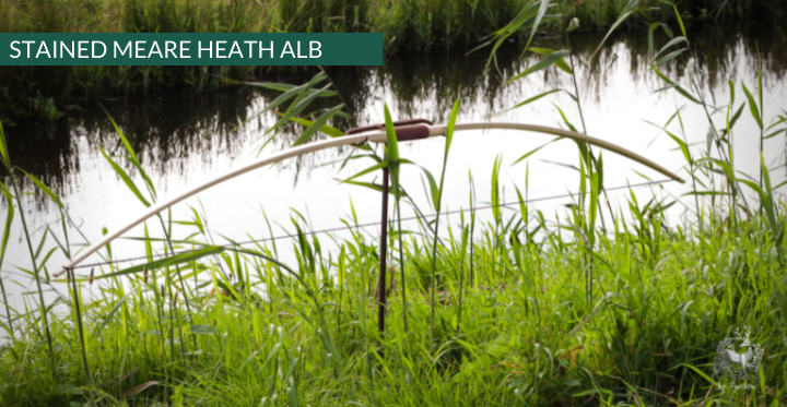 MEARE HEATH BOW, SOLID HICKORY LIGHTLY STAINED 'EXCELLENT'-Bow-Fairbow-37 lb-Fairbow