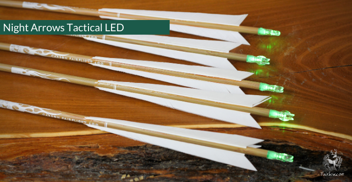 NIGHT ARROWS TACTICAL LED CARBON SET OF 5 ARROWS-Arrow-Fairbow-Fairbow