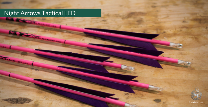 NIGHT ARROWS TACTICAL LED CARBON SET OF 5 ARROWS-Arrow-Fairbow-Fairbow