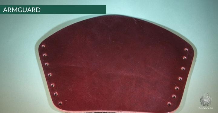 PLAIN SIMPLE LEATHER SMALL ARMGUARD-Protection-Fairbow-Fairbow