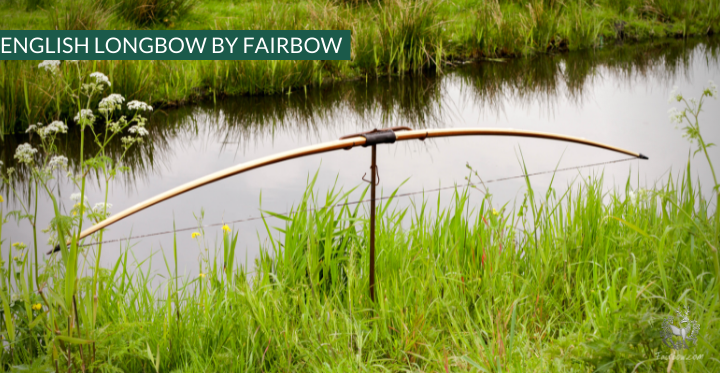 QUAD LAMINATED ENGLISH LONGBOW GREENHEART MASSARANDUBA, SUPERCORE, BAMBOO 56 LBS @ 28 INCH-English Longbow-Fairbow-Fairbow