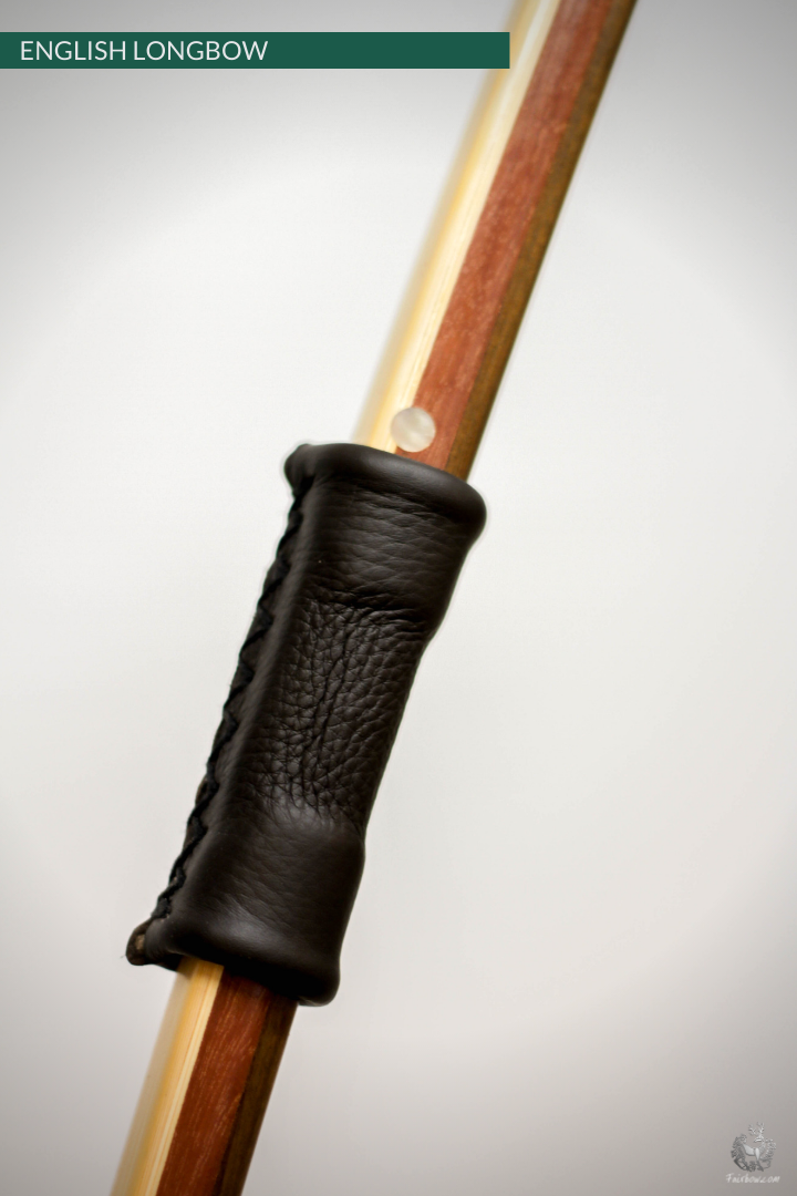 QUAD LAMINATED ENGLISH LONGBOW GREENHEART MASSARANDUBA, SUPERCORE, BAMBOO 56 LBS @ 28 INCH-English Longbow-Fairbow-Fairbow