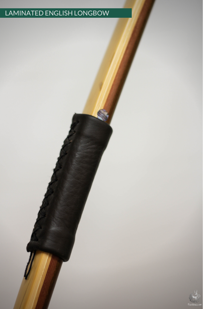 QUAD LAMINATED ENGLISH LONGBOW GREENHEART MASSARANDUBA, SUPERCORE, BAMBOO 65 LBS @ 28 INCH-English Longbow-Fairbow-Fairbow