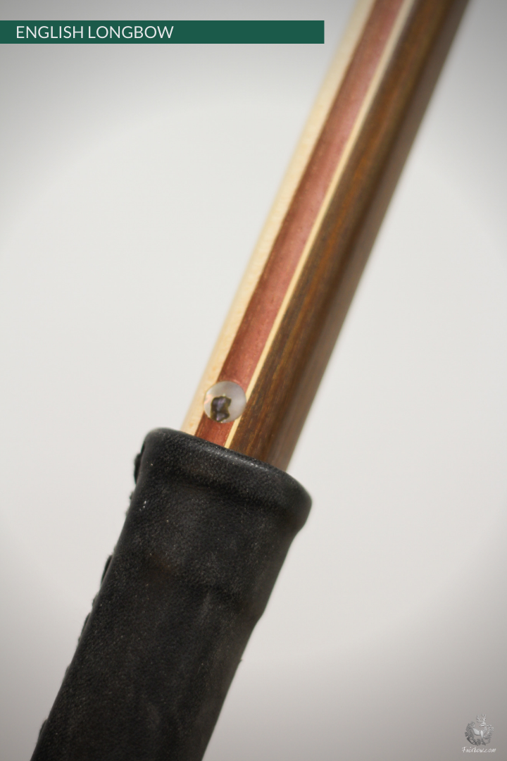 QUAD LAMINATED ENGLISH LONGBOW IPE, SUPERCORE, BOLLETERIE, HICKORY 47 LBS @ 28 INCH-English Longbow-Fairbow-Fairbow