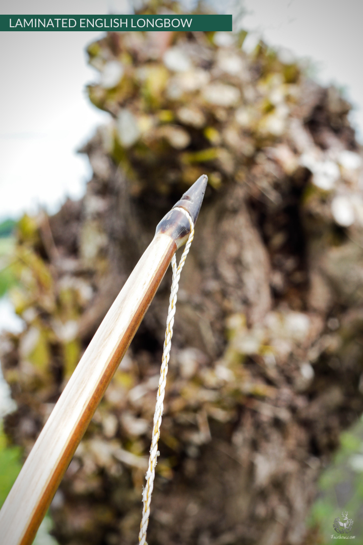 QUAD LAMINATED ENGLISH LONGBOW MASSARANDUBA, GREENHEART, SUPERCORE, HICKORY 66 LBS @ 28 INCH-English Longbow-Fairbow-Fairbow