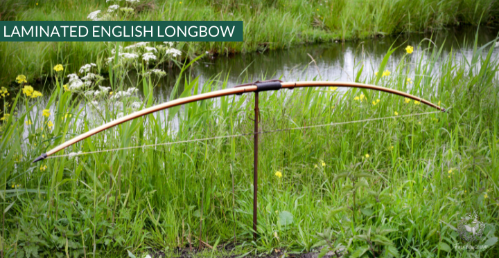QUAD LAMINATED ENGLISH LONGBOW MASSARANDUBA, GREENHEART, SUPERCORE, HICKORY 66 LBS @ 28 INCH-English Longbow-Fairbow-Fairbow