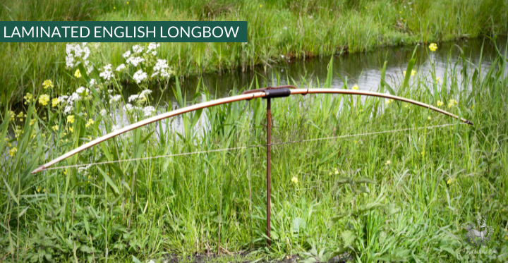 QUAD LAMINATED ENGLISH LONGBOW, MASSARANDUBA, SUPERCORE, BAMBOO 43 LBS @ 28 INCH-English Longbow-Fairbow-Fairbow
