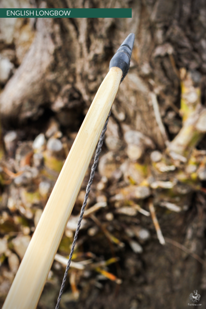 QUAD LAMINATED ENGLISH LONGBOW MASSARANDUBA, SUPERCORE, BAMBOO 53 LBS @ 28 INCH-English Longbow-Fairbow-Fairbow