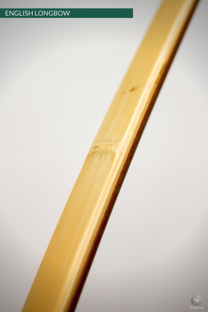 QUAD LAMINATED ENGLISH LONGBOW MASSARANDUBA, SUPERCORE, BAMBOO 55 LBS @ 28 INCH-English Longbow-Fairbow-Fairbow