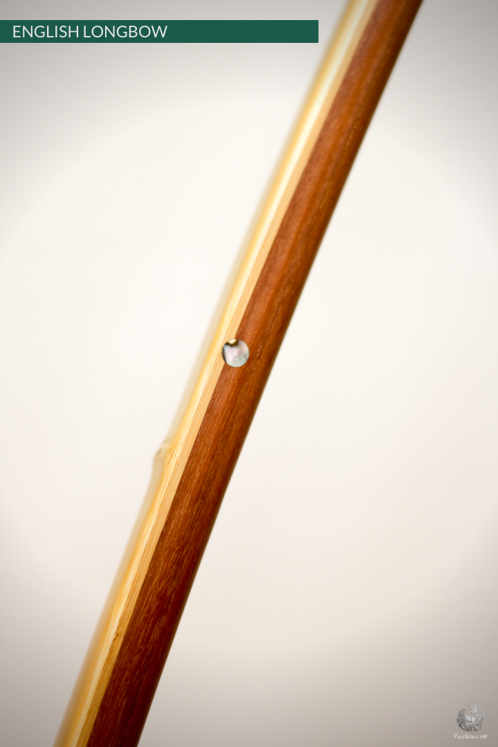 QUAD LAMINATED ENGLISH LONGBOW MASSARANDUBA, SUPERCORE, BAMBOO 55 LBS @ 28 INCH-English Longbow-Fairbow-Fairbow
