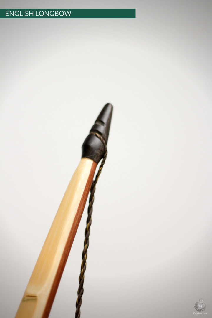 QUAD LAMINATED ENGLISH LONGBOW MASSARANDUBA, SUPERCORE, BAMBOO 74 LBS @ 28 INCH-English Longbow-Fairbow-Fairbow