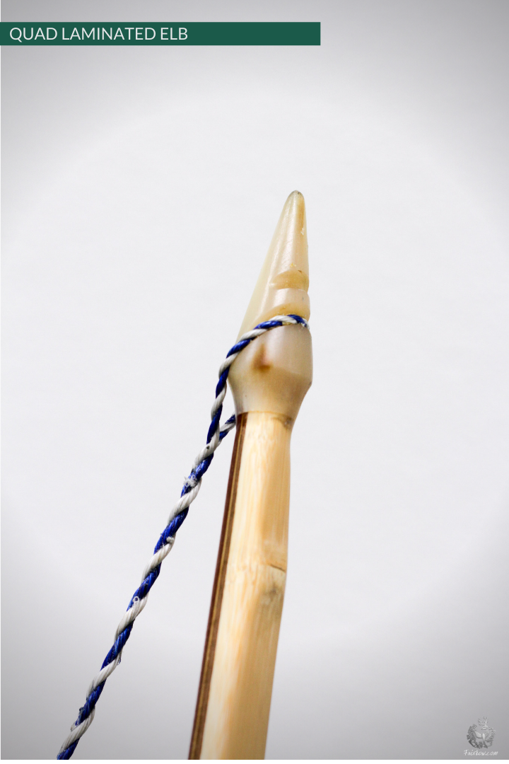 QUAD LAMINATED ENGLISH LONGBOW MASSARANDUBA, SUPERCORE, WALNUT, BAMBOO 50 LBS @ 28 INCH-English Longbow-Fairbow-Fairbow