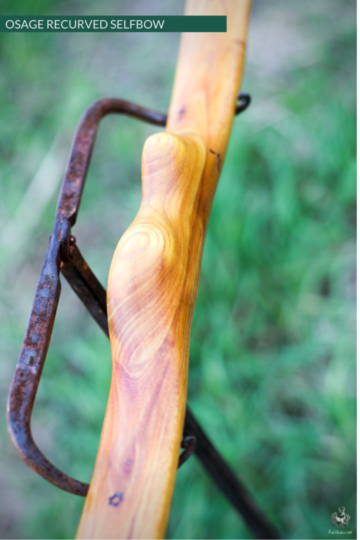 RECURVED OSAGE SELFBOW, 67 INCH NTN, 45 LBS-Bow-Fairbow-Fairbow