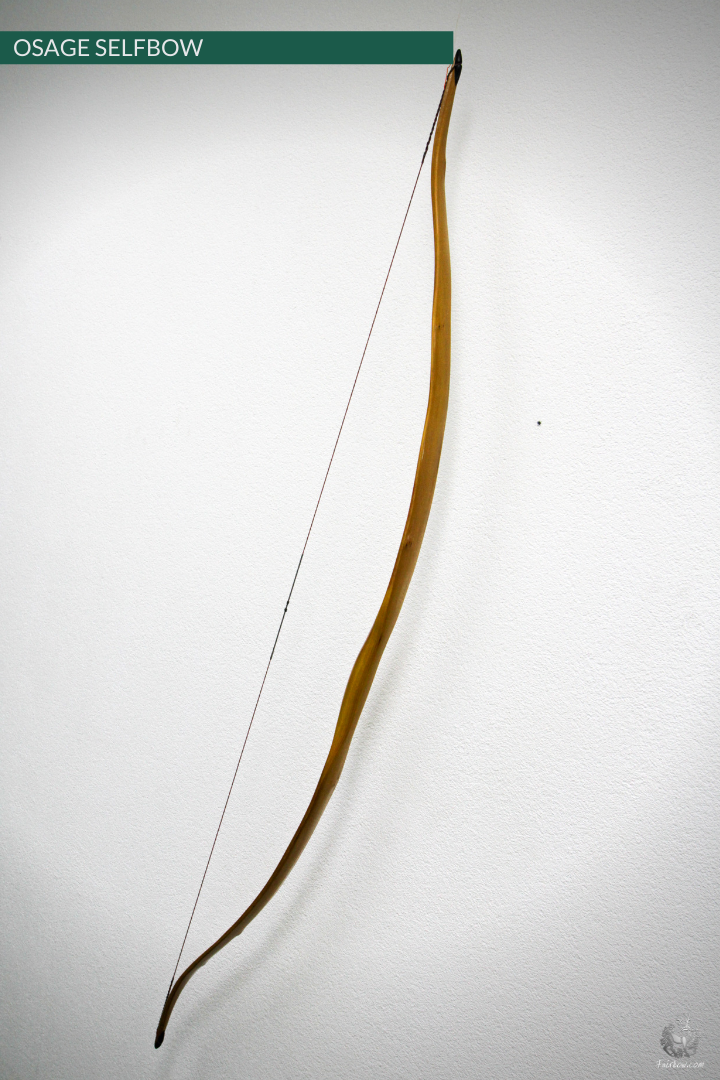 RECURVED OSAGE SELFBOW, 68 INCH NTN, 47 LBS-Bow-Fairbow-Fairbow