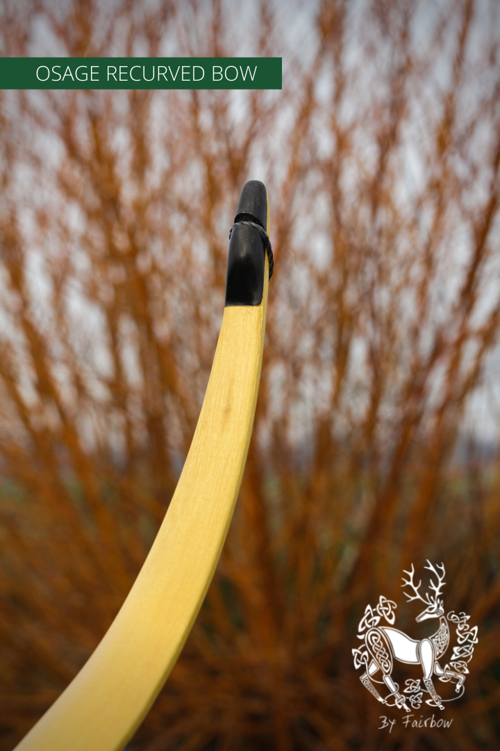 RECURVED OSAGE SELFBOW, 70 INCH NTN, 30 LBS LH-Bow-Fairbow-Fairbow