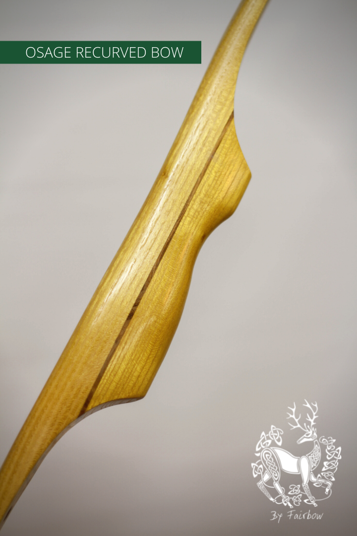 RECURVED OSAGE SELFBOW, 70 INCH NTN, 30 LBS LH-Bow-Fairbow-Fairbow