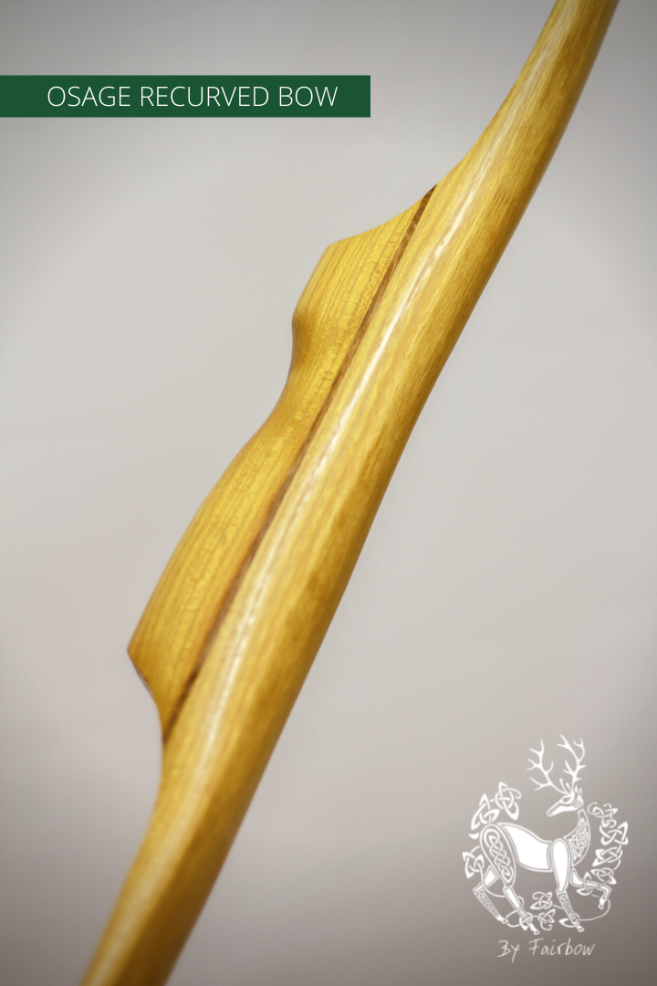 RECURVED OSAGE SELFBOW, 70 INCH NTN, 30 LBS LH-Bow-Fairbow-Fairbow