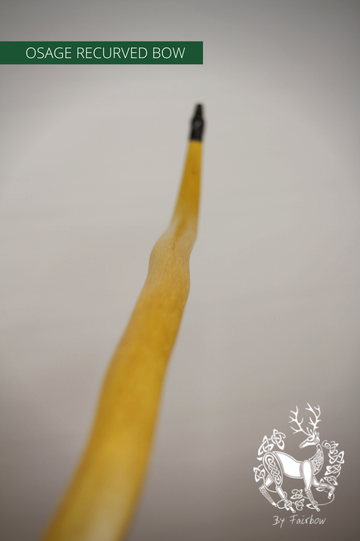 RECURVED OSAGE SELFBOW, 70 INCH NTN, 30 LBS LH-Bow-Fairbow-Fairbow