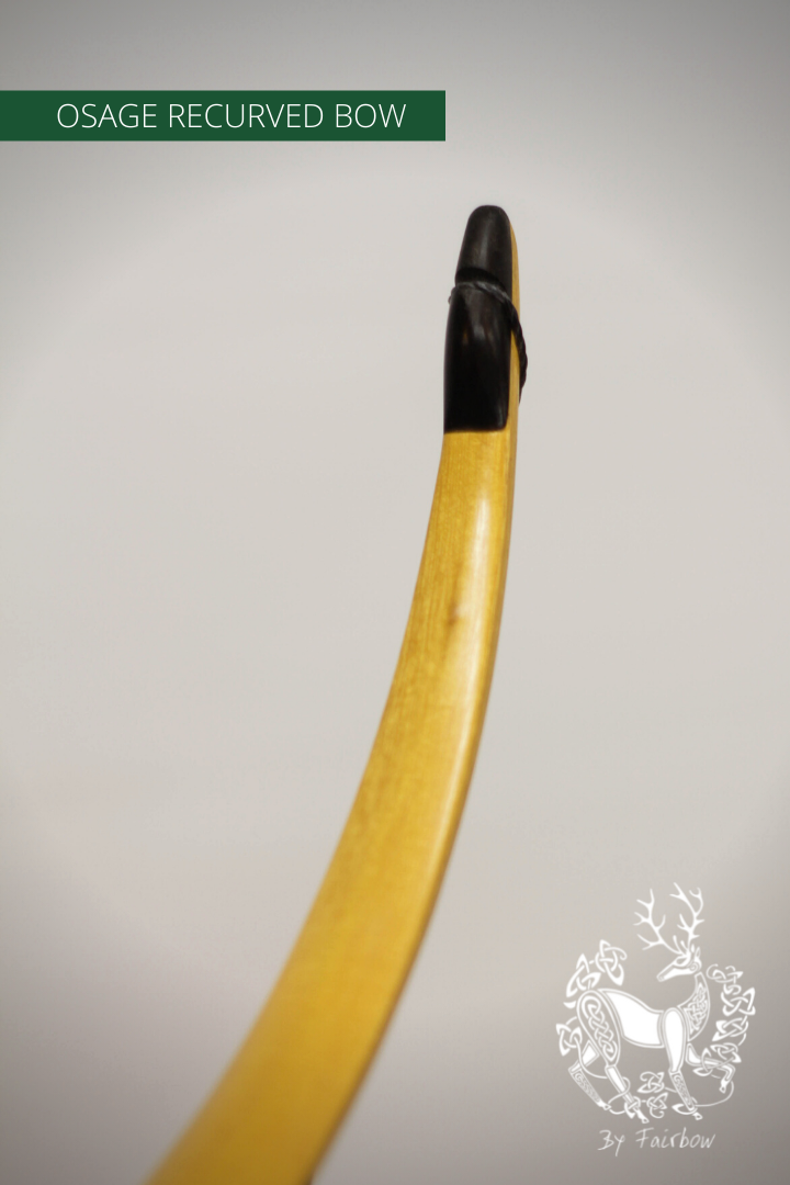 RECURVED OSAGE SELFBOW, 70 INCH NTN, 30 LBS LH-Bow-Fairbow-Fairbow