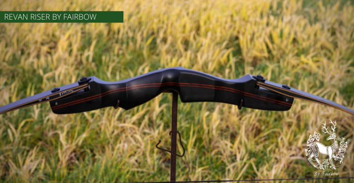 REVAN BY FAIRBOW BLACK ILF HUNTING RECURVE-Bow-Fairbow-Left handed-58 inch bow (15 inch Riser)-25 lbs-Fairbow