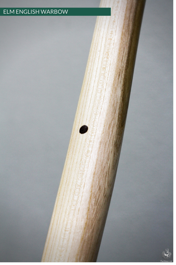 SELF ELM ENGLISH LONGBOW, WARBOW, 102 LBS@28 INCH, 122 LBS@32 INCH-Bow-Fairbow-Fairbow