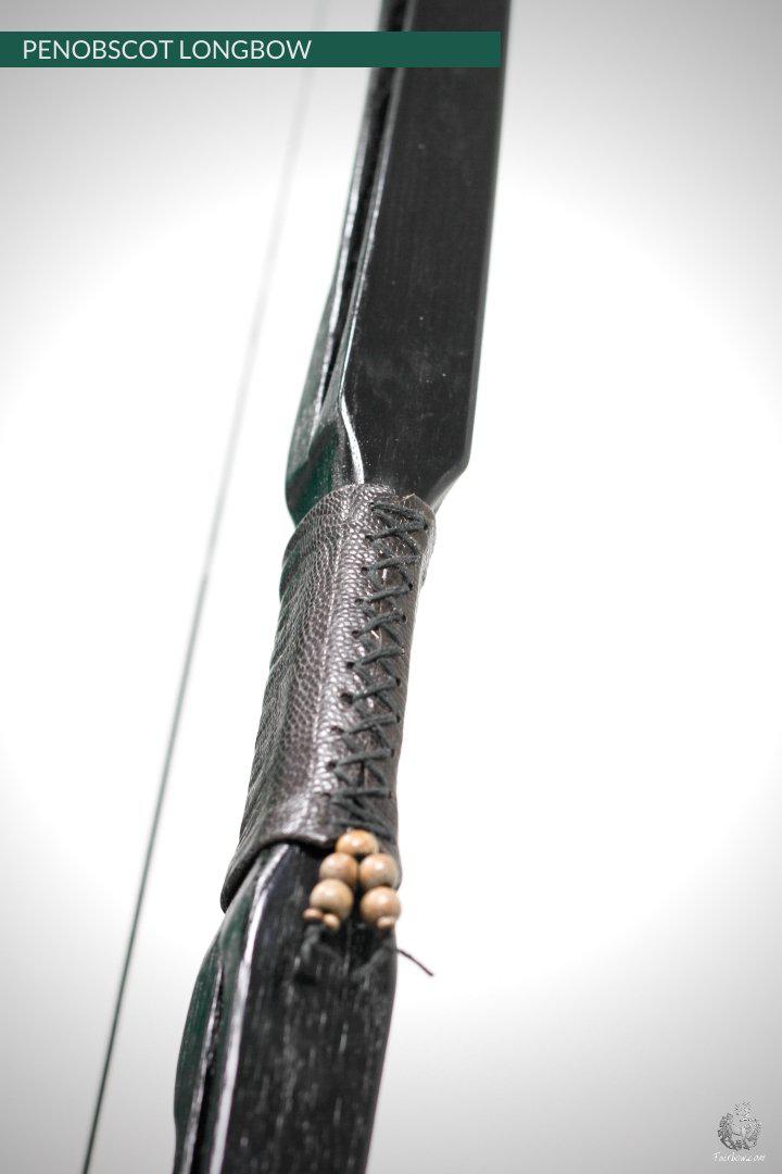 SELF HICKORY LONGBOW (AFB), THE PENOBSCOT IN BLACK CUSTOM-Bow-Fairbow-Fairbow