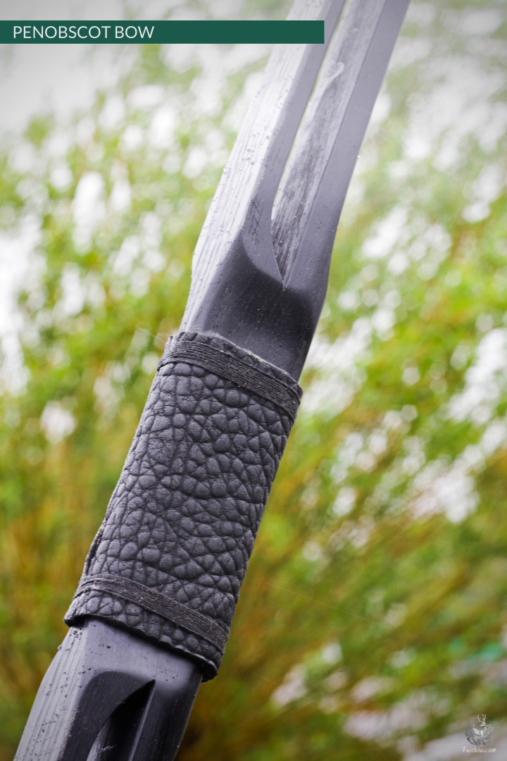 SELF HICKORY LONGBOW (AFB), THE PENOBSCOT IN BLACK CUSTOM-Bow-Fairbow-Fairbow