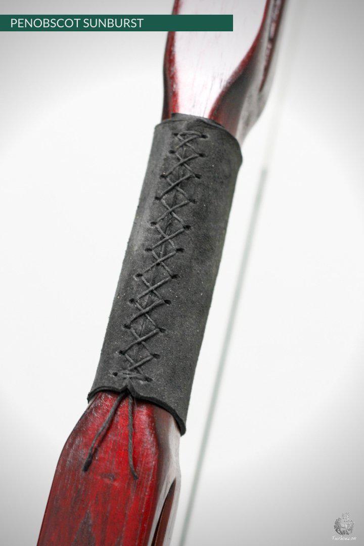 SELF HICKORY LONGBOW (AFB), THE PENOBSCOT RED SUNBURST 40 LBS-Bow-Fairbow-Fairbow