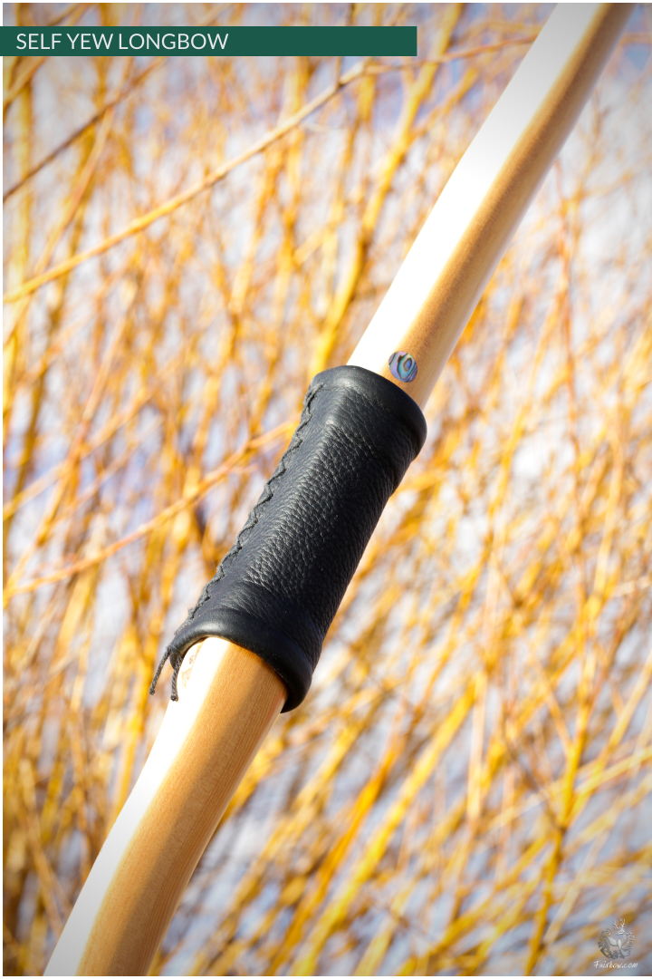 SELF YEW ENGLISH LONGBOW, 54 LBS @ 28 INCH, 75 INCH NTN-Bow-Fairbow-Fairbow