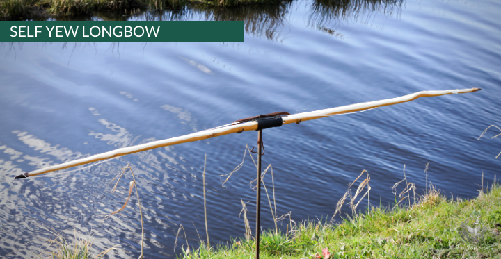 SELF YEW ENGLISH LONGBOW, 54 LBS @ 28 INCH, 75 INCH NTN-Bow-Fairbow-Fairbow