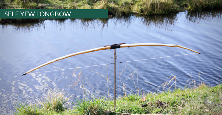 SELF YEW ENGLISH LONGBOW, 54 LBS @ 28 INCH, 75 INCH NTN-Bow-Fairbow-Fairbow